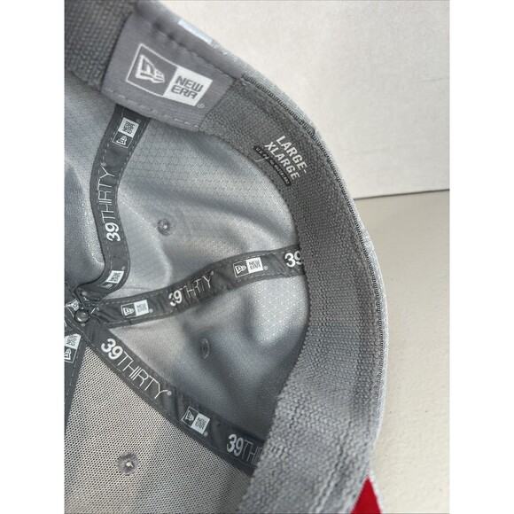 New Era Gray Atlanta Falcons 2018 Training Camp 9TWENTY Adjustable Hat L/XL - Picture 7 of 9